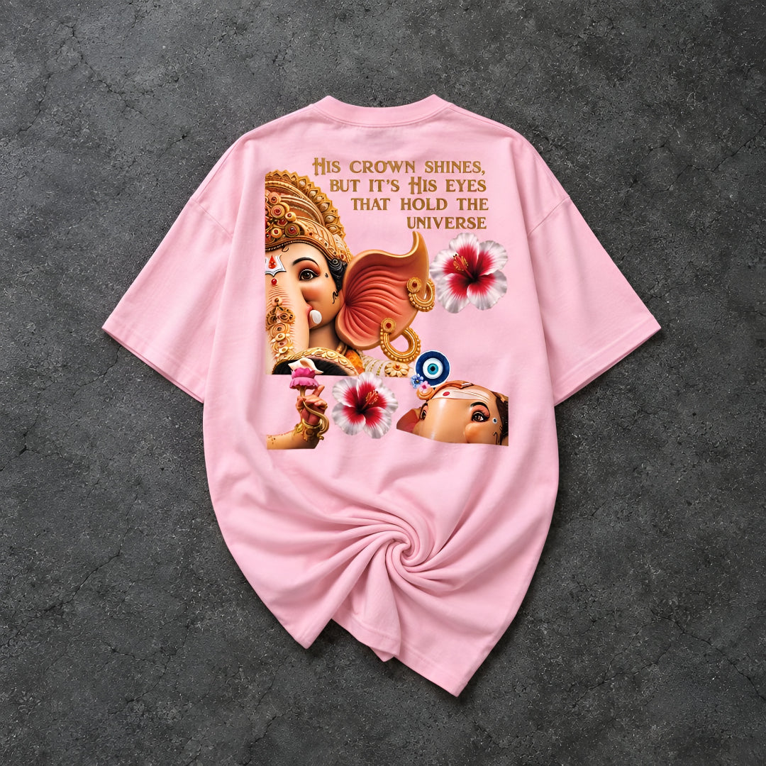 Ganpati/गणपति Bappa The DRISHTI EDITION- Oversized T-Shirt |