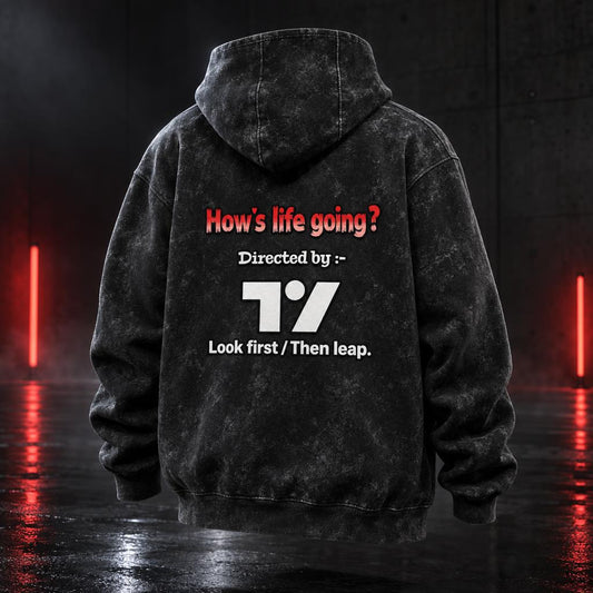 TradingView Acid-Wash Hoodie — UNISEX |