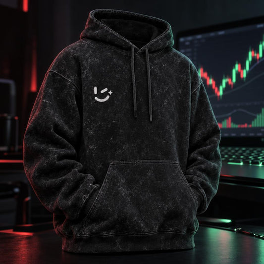 TradingView Acid-Wash Hoodie — UNISEX |