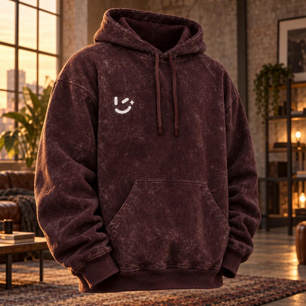 TradingView Acid-Wash Hoodie — UNISEX |