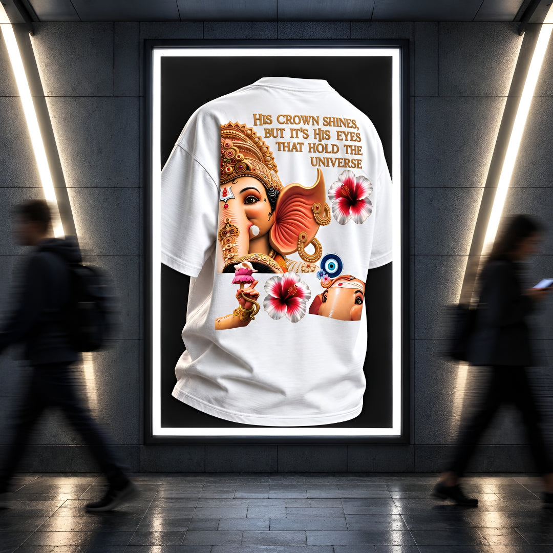 Ganpati/गणपति Bappa The DRISHTI EDITION- Oversized T-Shirt |